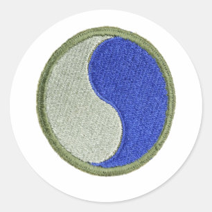 29th Infantry Classic Round Sticker