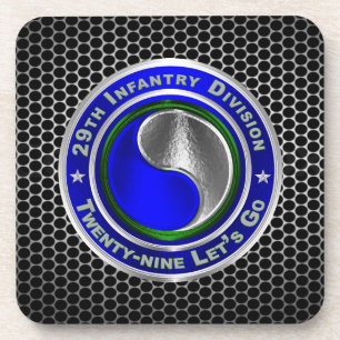 29th Infantry Division Coaster