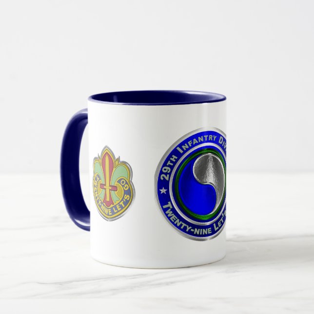 29th Infantry Division Mug (Front Left)