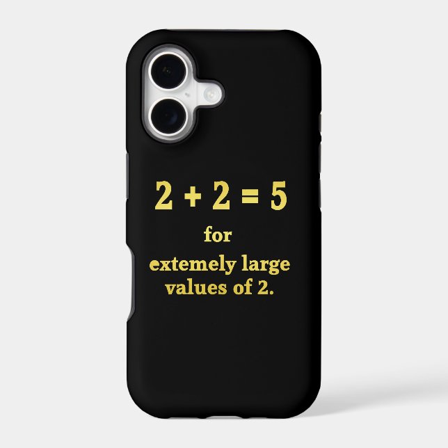 2 + 2 = 5  Funny Math Joke (Back)