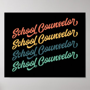 2/2- Back To School Vintage School Counsellors Poster