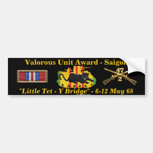 2/47th Valorous Unit "Little Tet" Bumper Sticker