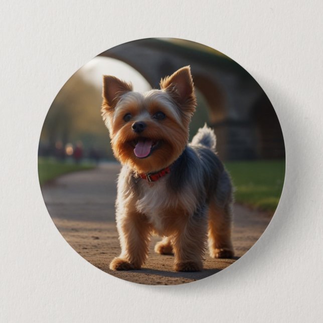 2.54cm Yorkshire Round Button (Front)