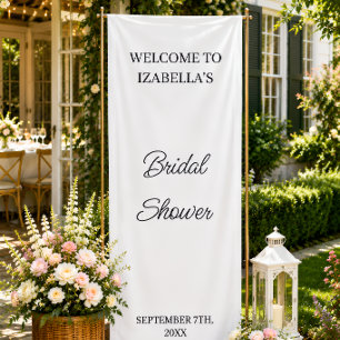 2.5×6 Custom  Wedding Welcome Bridal Shower  Banner