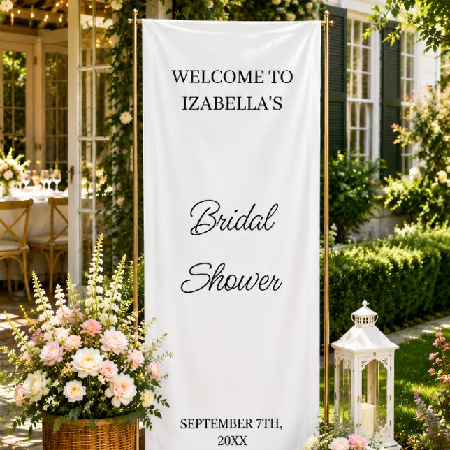 2.5×6 Custom  Wedding Welcome Bridal Shower  Banner (Creator Uploaded)