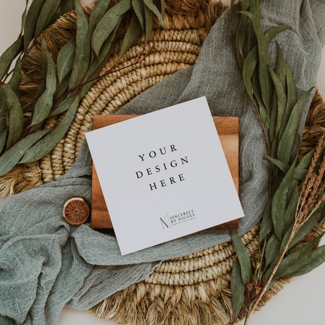 2.5" Square Tag Or Insert Card Printing (Creator Uploaded)