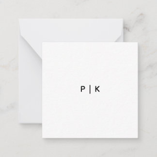 2.5" x 2.5" Flat Note Card