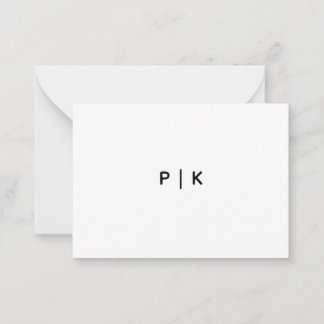 2.5" x 2.5" Flat Note Card