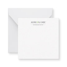 2.5" x 2.5" Flat Note Card - New England