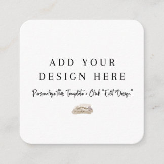 2.5" x 2.5" Rounded Corner Enclosure Cards