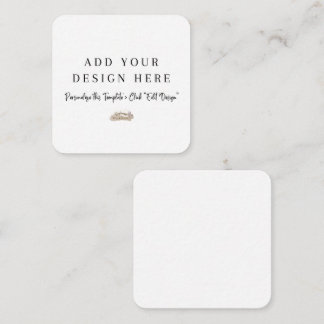 2.5" x 2.5" Rounded Enclosure Cards