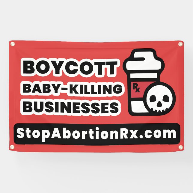2.5x4' BANNED state banner StopAbortionRx  (Horizontal)