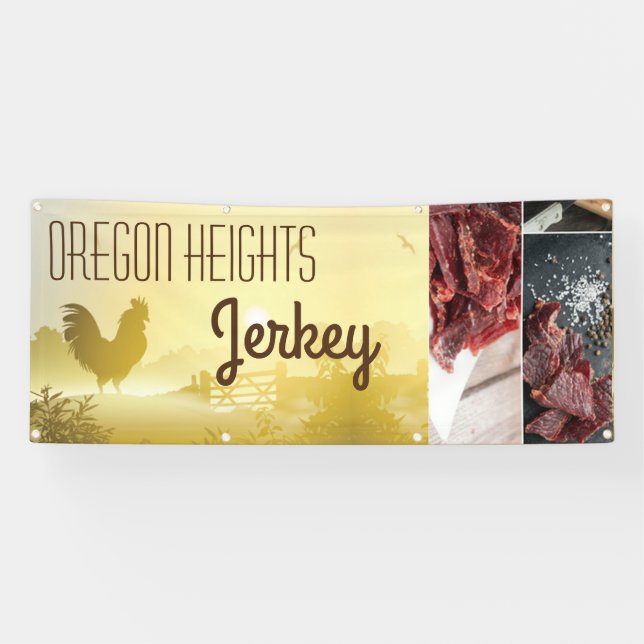 2.5'x6' Business Announcement Sunny Morning Farm C Banner (Horizontal)