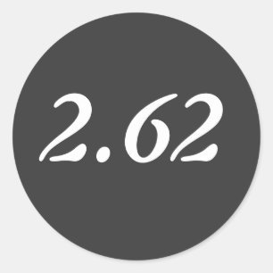 2.62 Minimalist Marathon Sticker