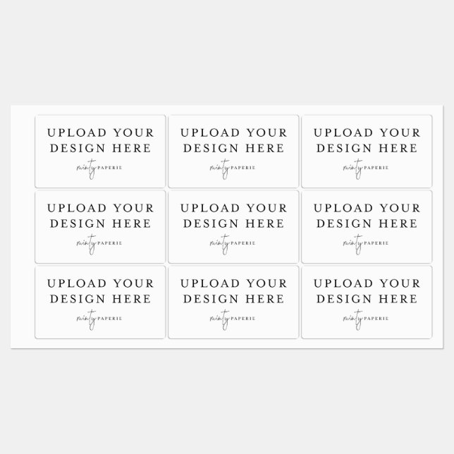 2.6" x 1.5" Rectangle Waterproof Vinyl Sticker (Sheet)