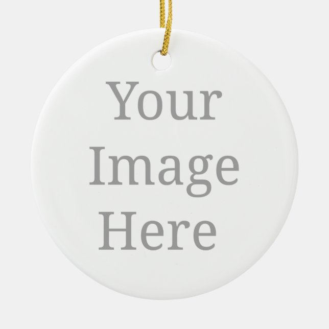 2.87" diameter ceramic ornament (Front)