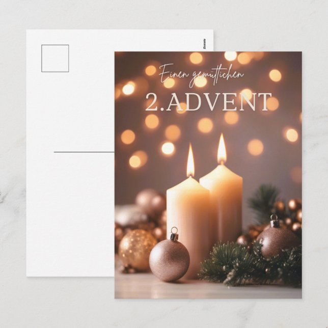 2. Advent Holiday Postcard (Front/Back)