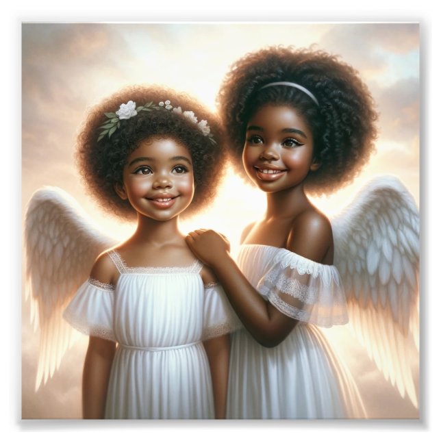 2 Angel Kidz Premium Satin Photo Paper Print (Front)