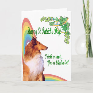 2. Awesome Collie Irish or not you’re liked a lo Card