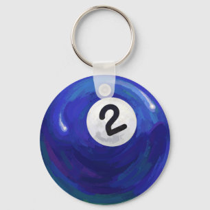 2 Ball Key Ring
