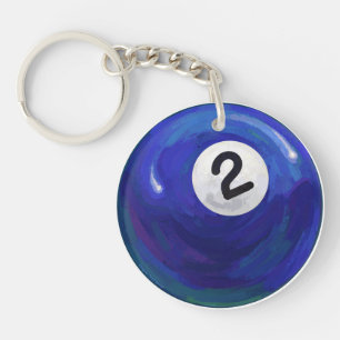 2 Ball Key Ring