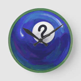 2 Ball Round Clock