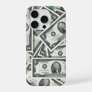  $2 Bill Money Background iPhone 15 Pro Case