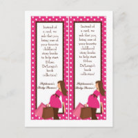 2 Book Marks Pink Mod Mum Polka Dots