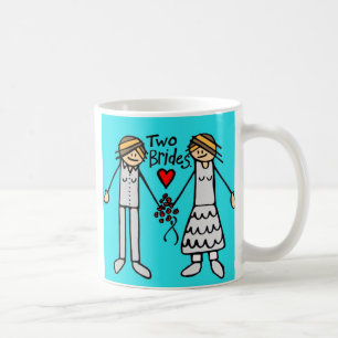 2 brides-colour coffee mug