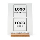 2 Business Logos Professional Acrylic Sign