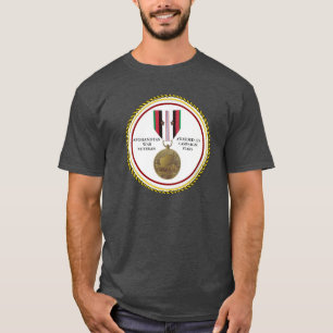 2 CAMPAIGN STARS AFGHANISTAN WAR VETERAN T-Shirt
