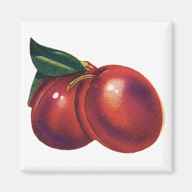 2 Cherries Magnet (Customisable) (Front)