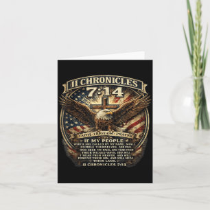2 Chronicles 7_14 Christian Patriotic Faith Card