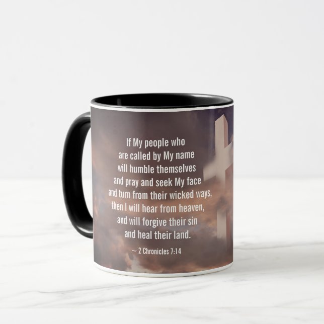 2 Chronicles 7:14 If My People will Pray Mug (Front Left)