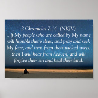2 Chronicles 7:14 Poster