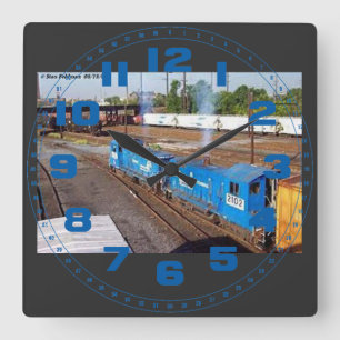 2 Conrail SW-1001's       Square Wall Clock