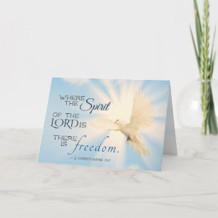 2 Corinthians 3:17 Where the Spirit of the Lord is Card