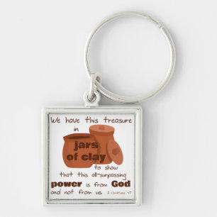 2 Corinthians 4:7 Keychain (Jars of Clay)