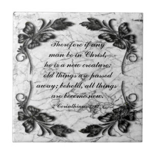 2 Corinthians 5:17 Ceramic Tile