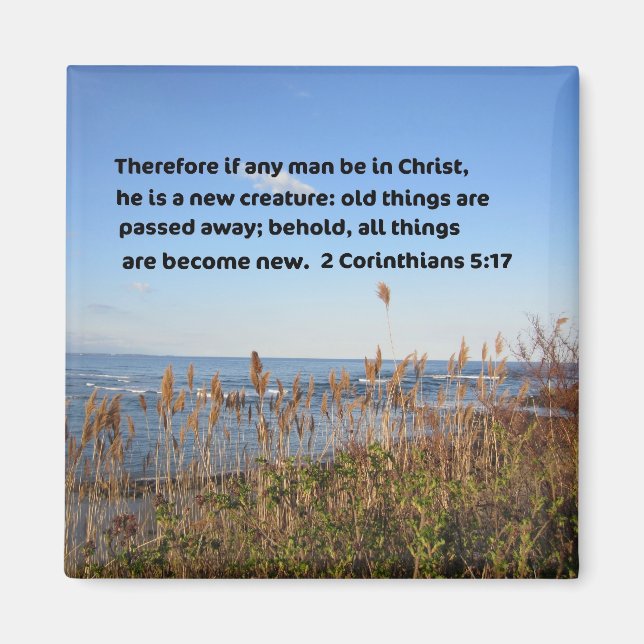 2 Corinthians 5:17 Magnet (Front)