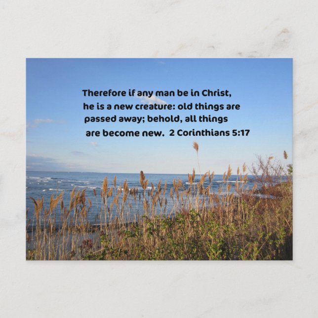 2 Corinthians 5:17 Postcard (Front)