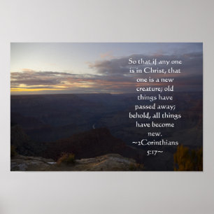 2 Corinthians 5:17 Poster