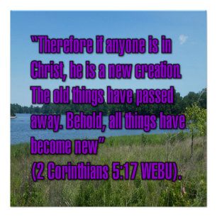 2 Corinthians 5:17 WEBU Poster