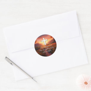 2 Corinthians 5:7 Classic Round Sticker