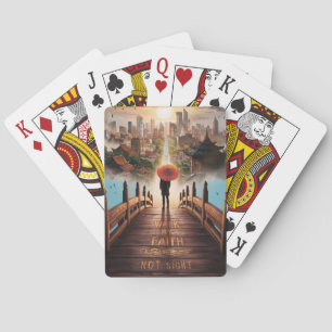 2 Corinthians 5:7 Live by Faith, Not by Sight Playing Cards