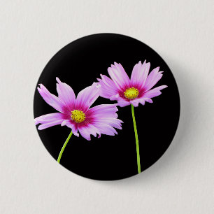 2 Cosmos 6 Cm Round Badge