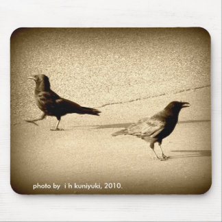 2 Crows out for a Stroll Mouse Pad