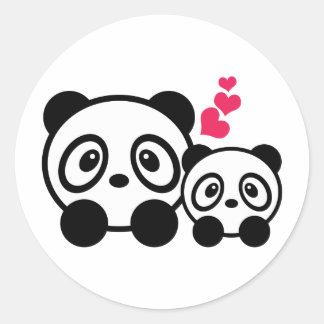 2 Cute Panda Stickers