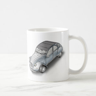 2 cv citroen coffee mug