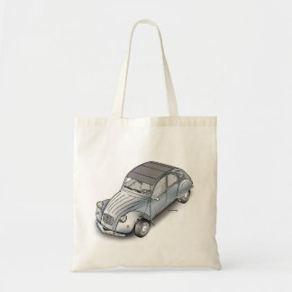 2 cv citroen tote bag